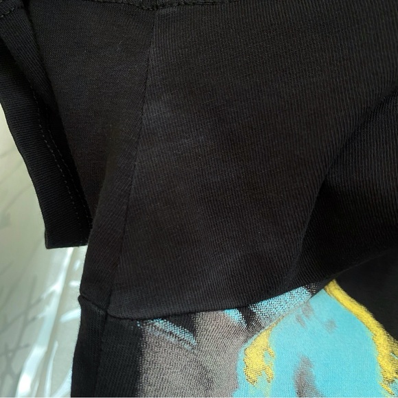 Roberto Cavalli Black yellow blue horse print crewneck short sleeve T-shirt - Picture 10 of 13